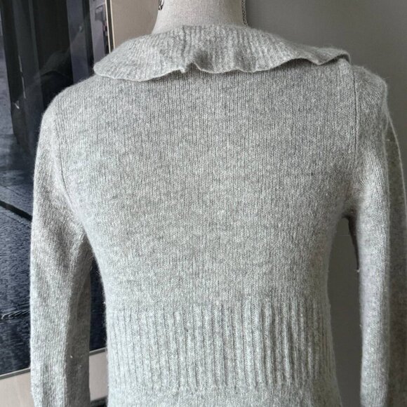 Gorgeous Boho Wool Blend Asymmetrical Cardigan - Size Small - Picture 9 of 11